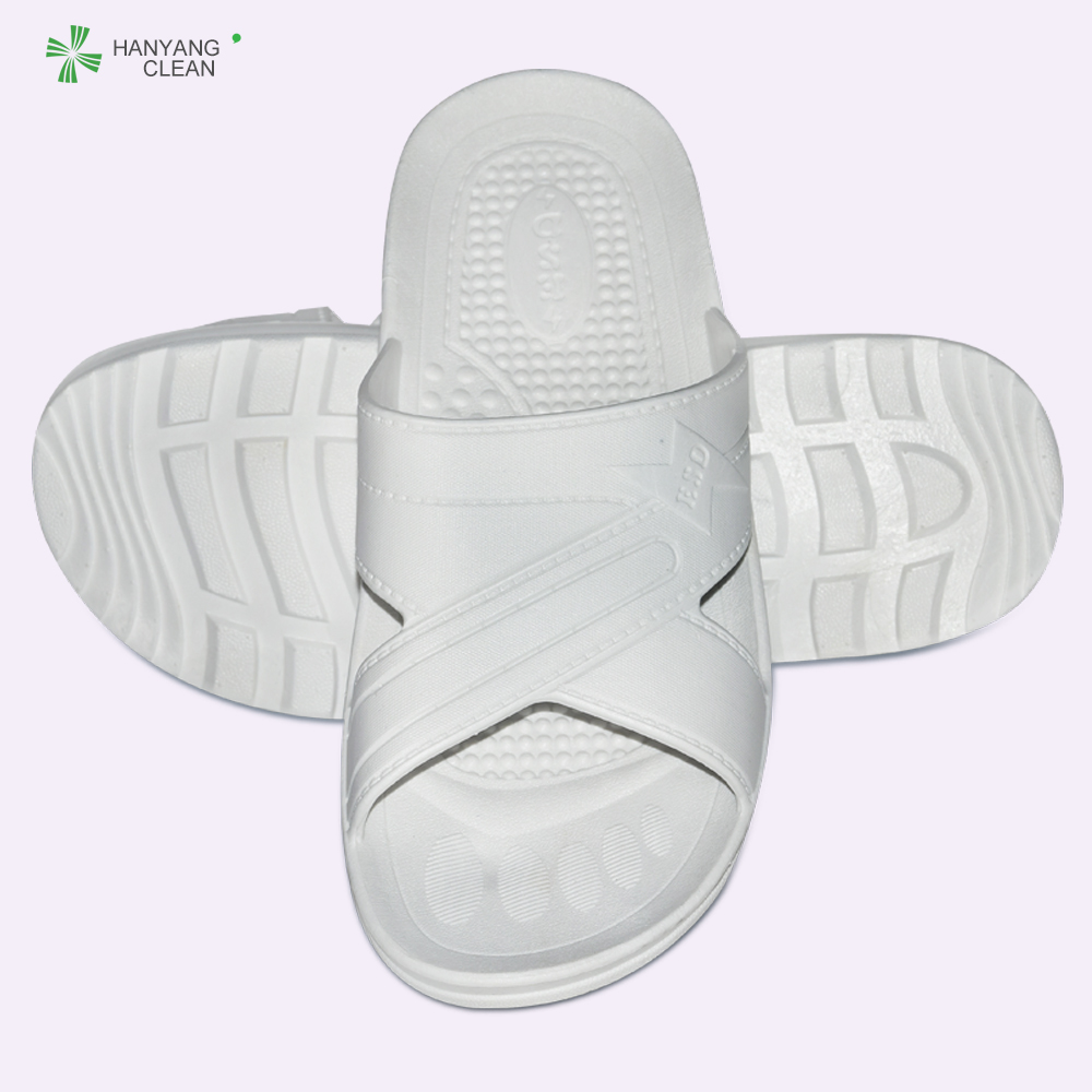 Antistatic Clean room anti slip esd spu slippers esd sandal