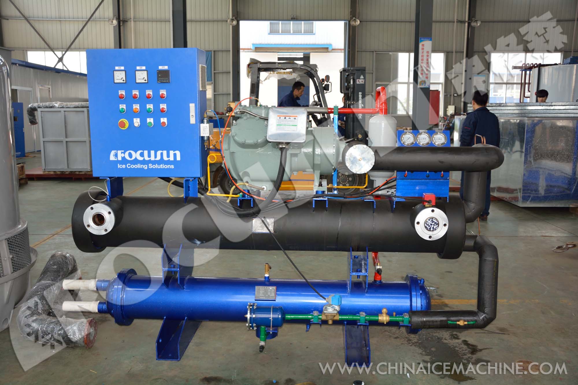 25KW Energy Saving Block Ice Machine for Ice Production and Video Outgoing-Inspection