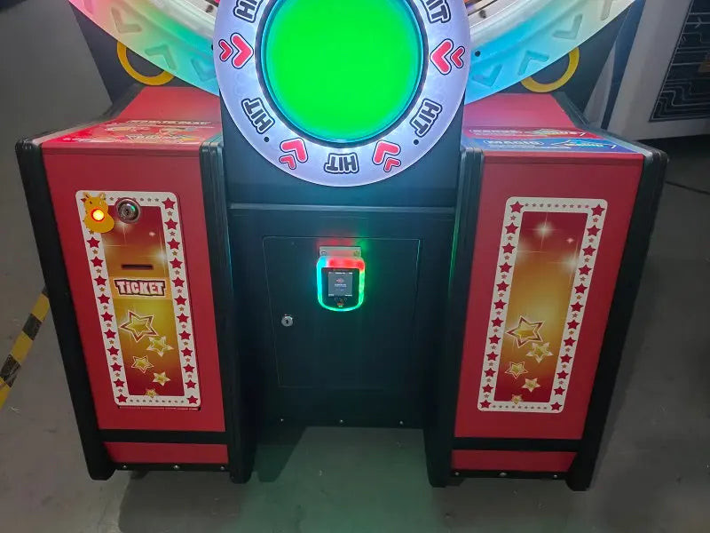 Magicians Wheel Lottery Redemption Game Machine Rotating Wheel Coin Operated Ticket Redemption