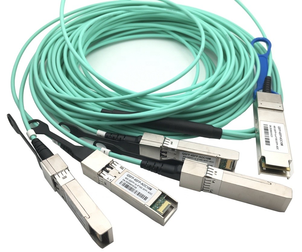Super Speed Multi Mode Q4SFP AOC 40g Aoc Cable
