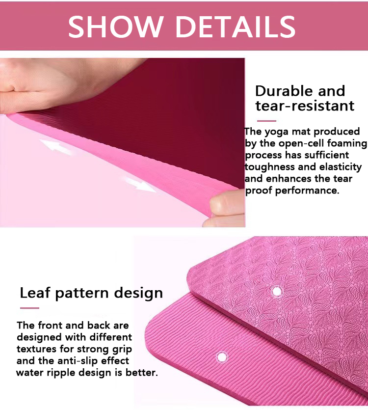 183*61*0.6cm Exercise Yoga Mat EVA Material Foam Yoga Mat Eco Friendly