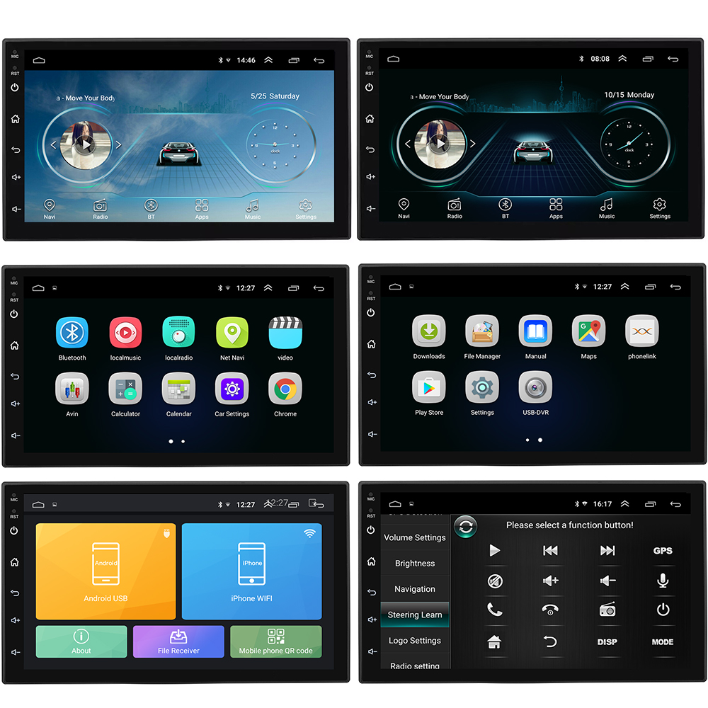 9 inch Android 8.1 Car DVD Stereo Player with Reversing Camera for VW Universal