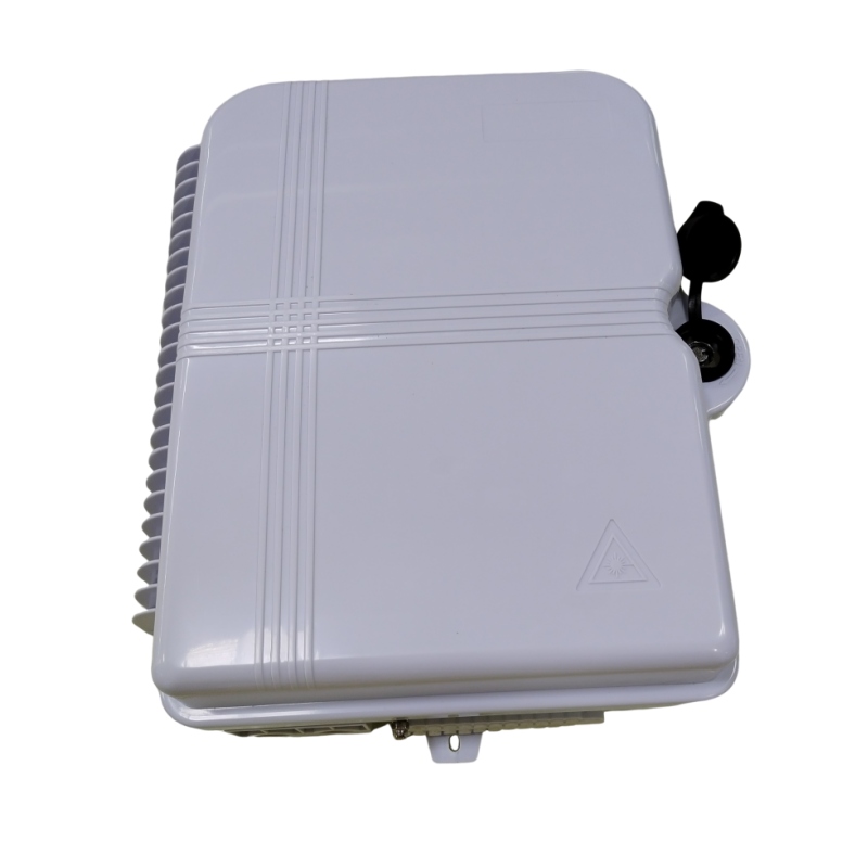 24-core 1x16 PLC Fiber Optic Wiring Closet Distribution Box for FTTH FTTX Waterproof Cable Terminal