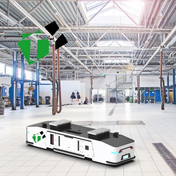 AGV Automated Guided Vehicle Maximum Speed Up To 1.5 M/s Telescopic Lift Docking Servo Motor for Streamlined Operations