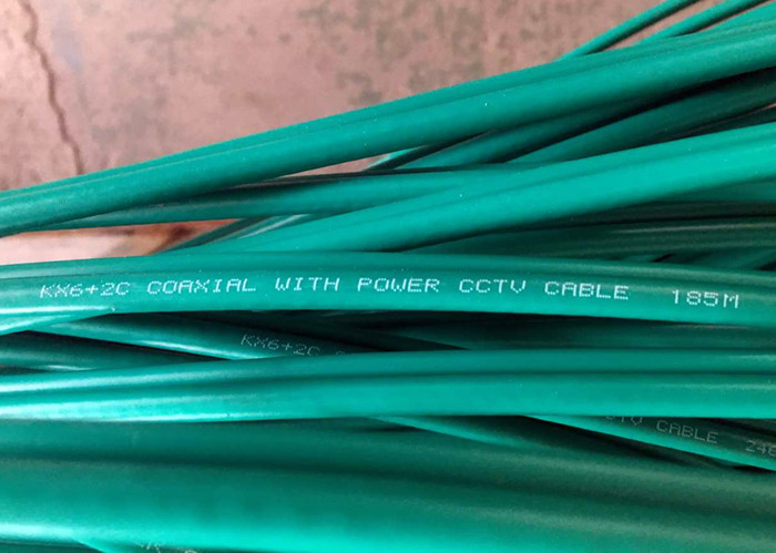 KX6A+2C Alim Rg6 Siamese Coaxial Cable 18AWG For Video Transmission