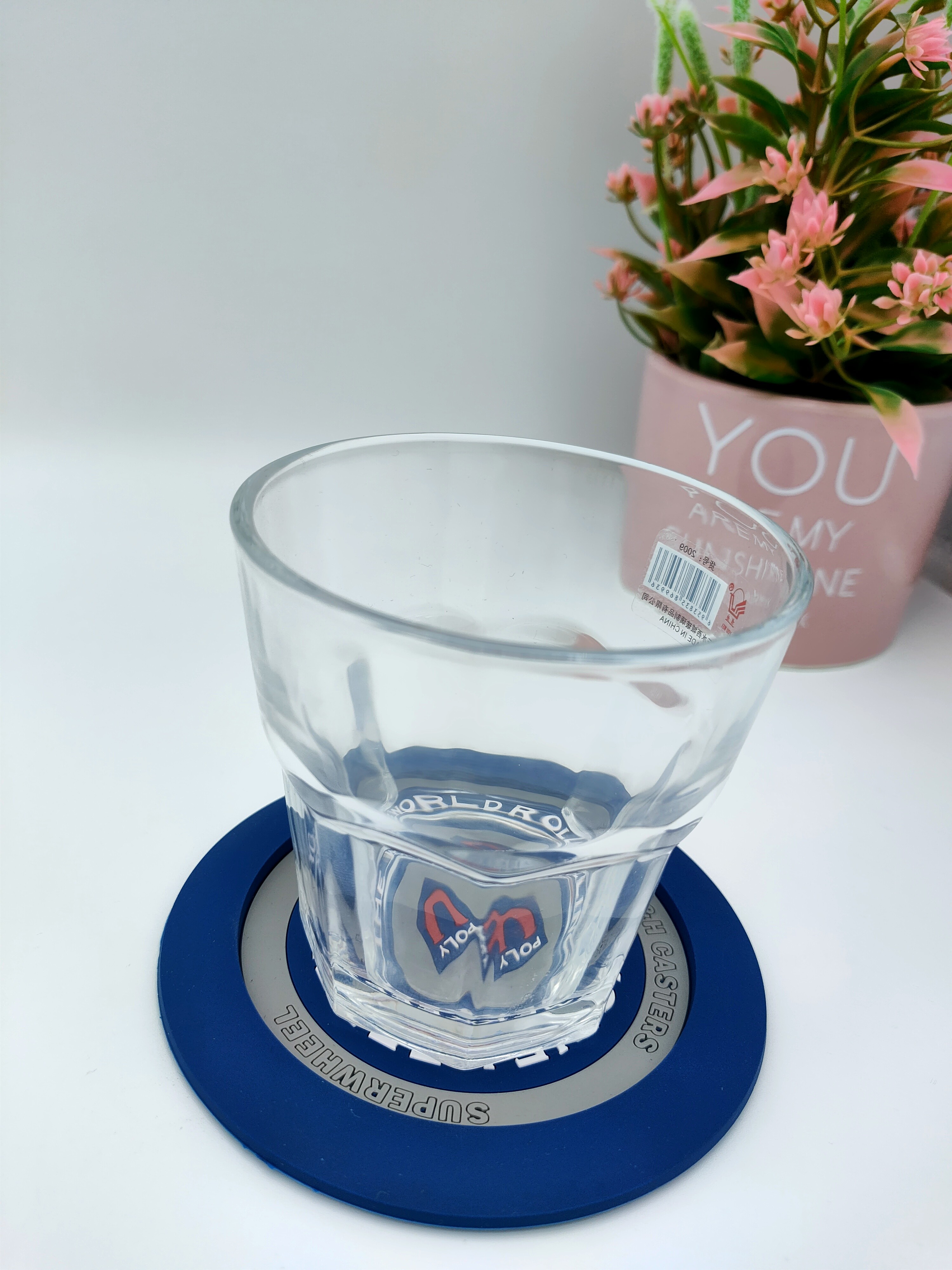 Personalised Soft PVC Coaster Nondeform Environmental Protection