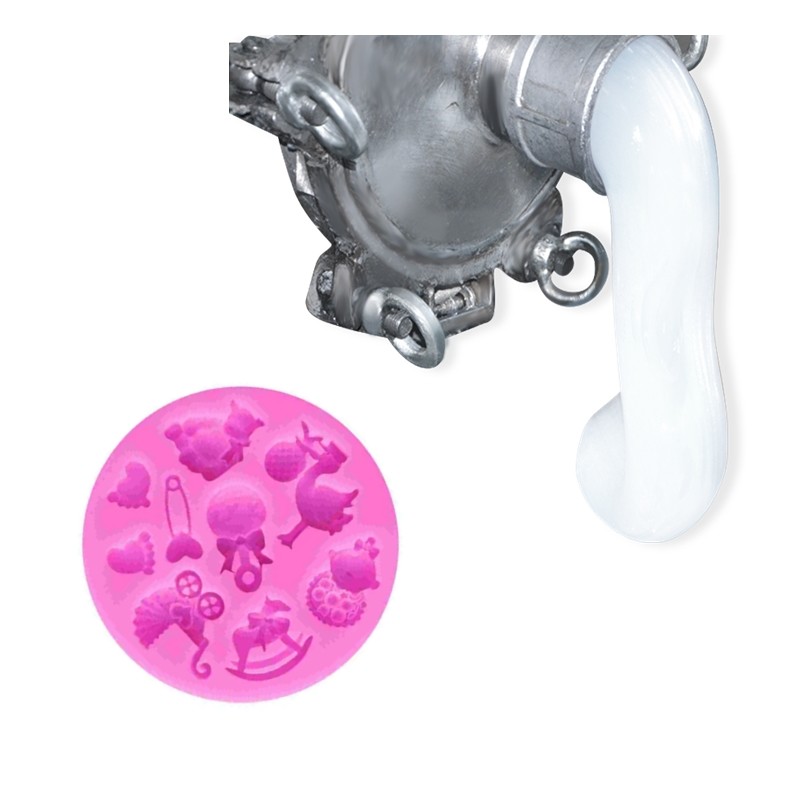 RTV2 Transparent Liquid Silicone Rubber For Jewellery Resin Molding Making