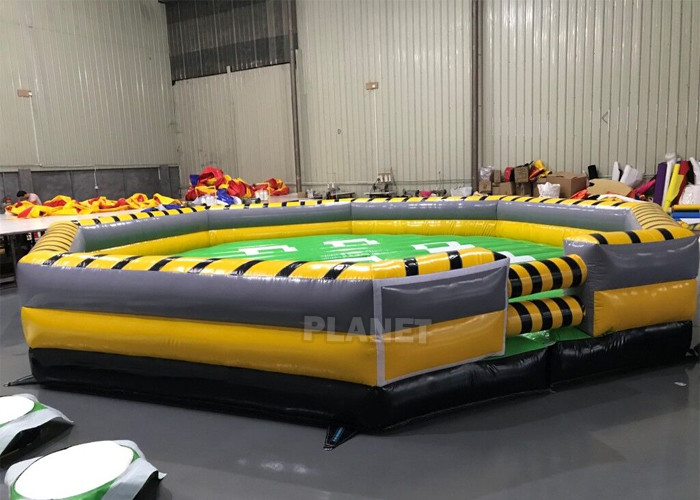 Meltdown Mechanical 8m Dia Total Wipeout Inflatable For Rotating Obstacles Games