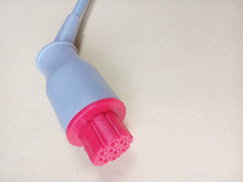 3M Grey Wire Reusable Transducer Cable Datex 10 Pin To Edward 6 Pin