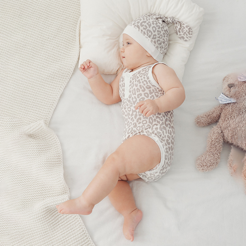 In Stocks Custom Color Printing Baby Rompers 97%Bamboo 3%Spandex Snaps Design Baby Clothing