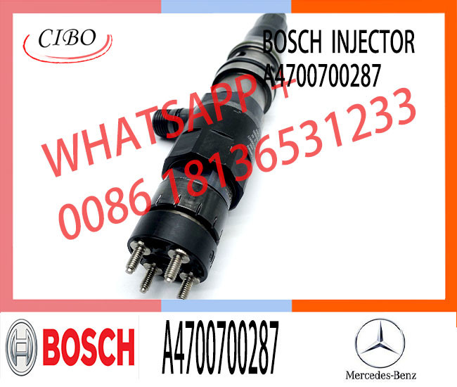 Diesel Fuel Injector 0445120374 A4700700287 Injector For Mercedes Common Rail Injector 0445120374 A4700700287