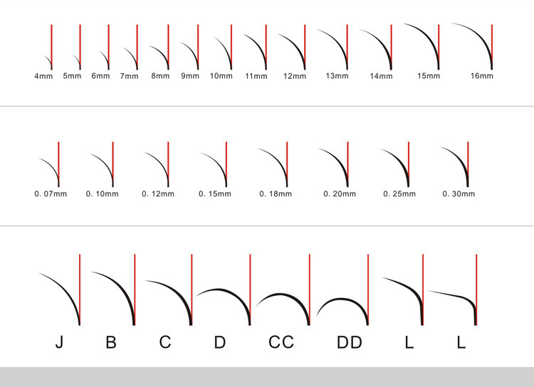 Silk PBT Fiber Material Russian Volume Lashes With Customized Package