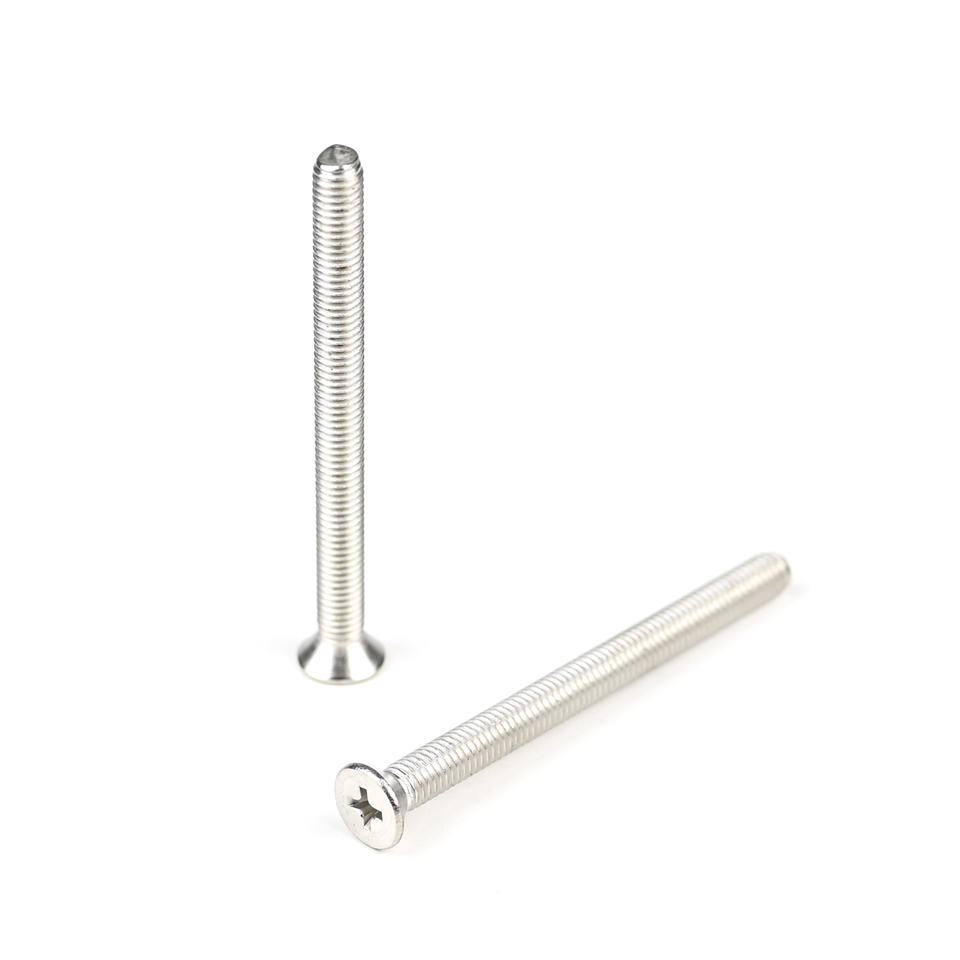 Metric SUS316 M5 Machine Screw 70mm Flat Phillips Din965 for Solar Water Heater Easy