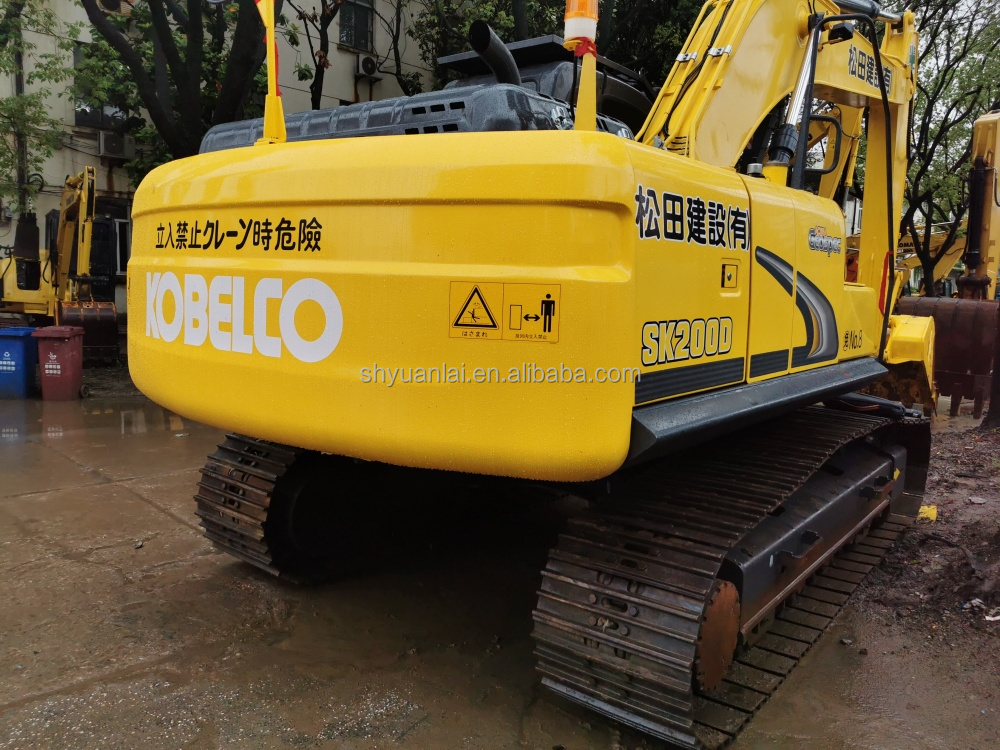 Used Japan original Kobelco SK200D excavator sk210 75 120 130 135 140 350-8 21ton hydraulic crawler excavator for sale