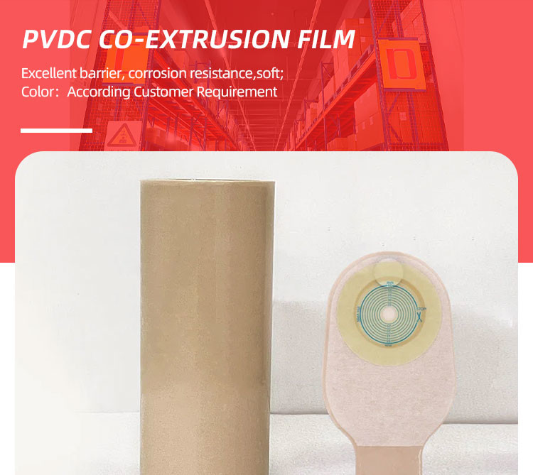 Shuanghui High Barrier Soft PVDC Co Extrusion Ostomy Bag Film No smell