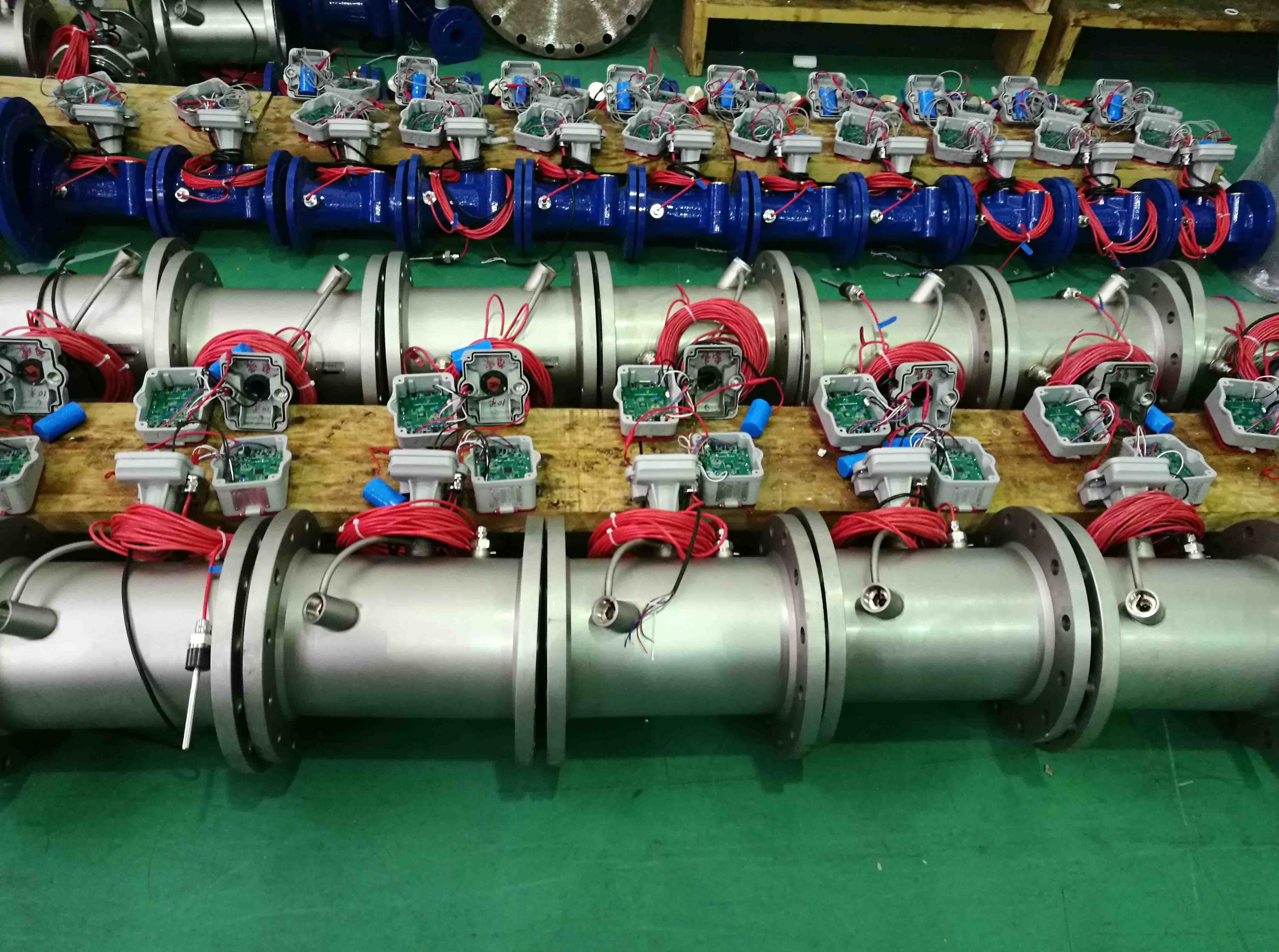 Inline E2 Class Ultrasonic Water Meter Irrigation Hydrometer Mbus RS485 For Industrial