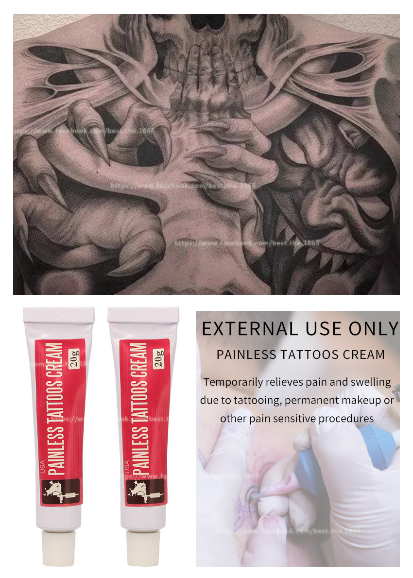 Tattoo Painless Cream Anesthetic Numbing Cream 10g 20g 30g Tube Pain Relieving