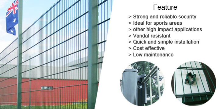 8/6/8 Double Horizontal Wire Fence Hot Dipped Galvanized