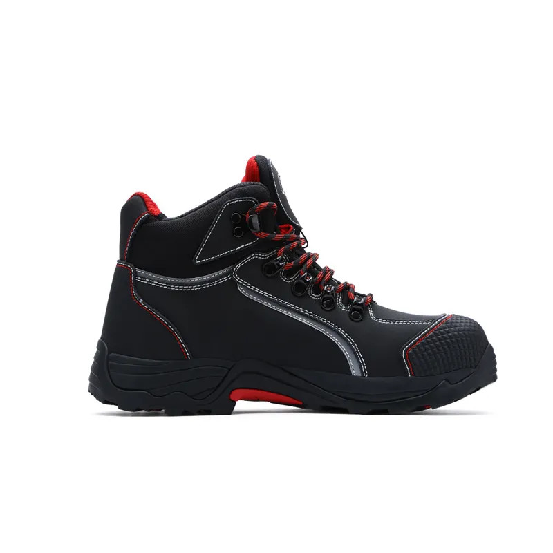 Nubuck Leather Hiking Working Boots Mens Waterproof Walking Boots