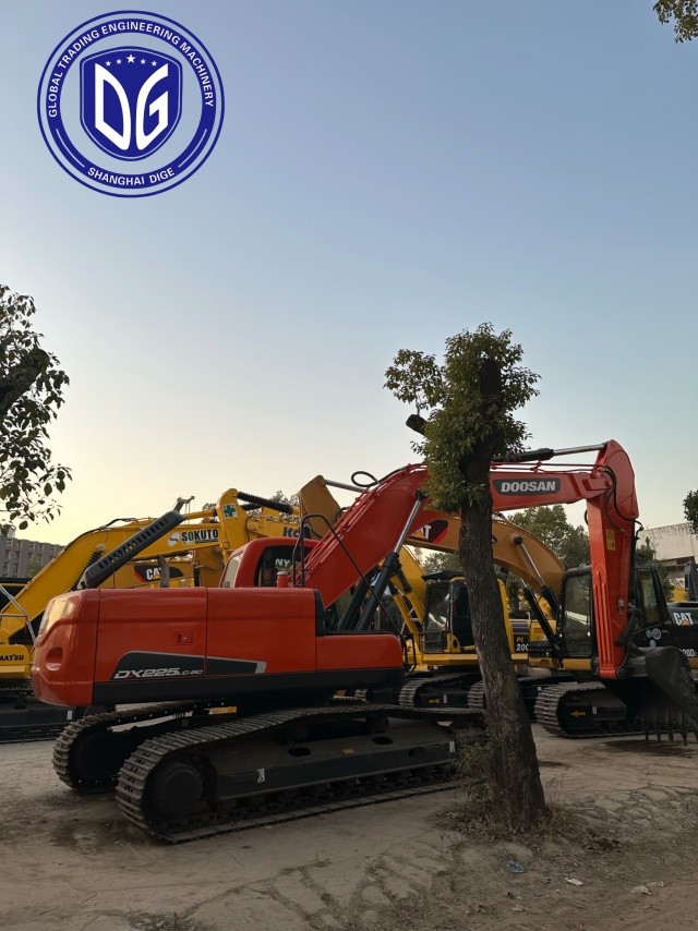 Origin Korea DX225 Used Doosan Excavator DX225 Excavator Secondhand Doosan Excavator DX225