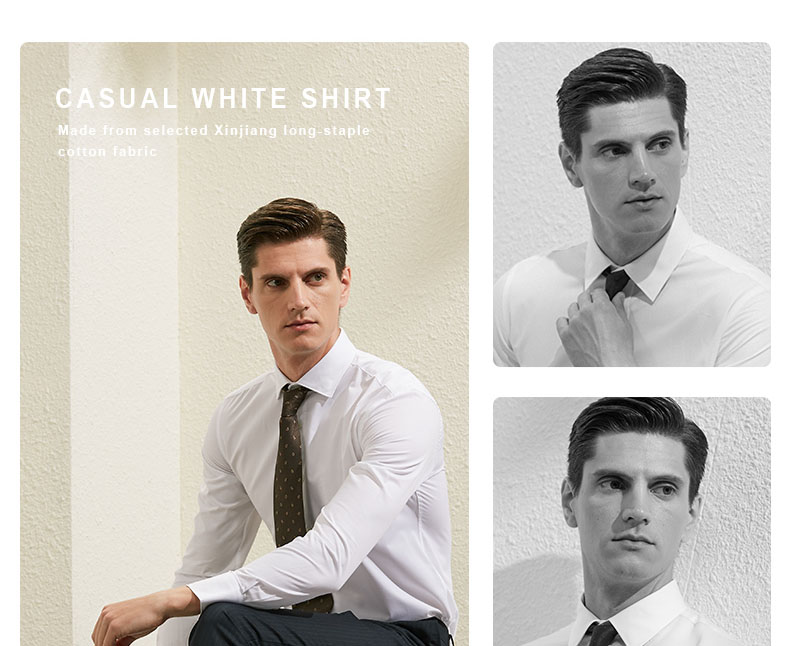 Comfortable Adult Shirts Long Sleeve 100% Cotton Button Down Half Sleeve Shirt for Men