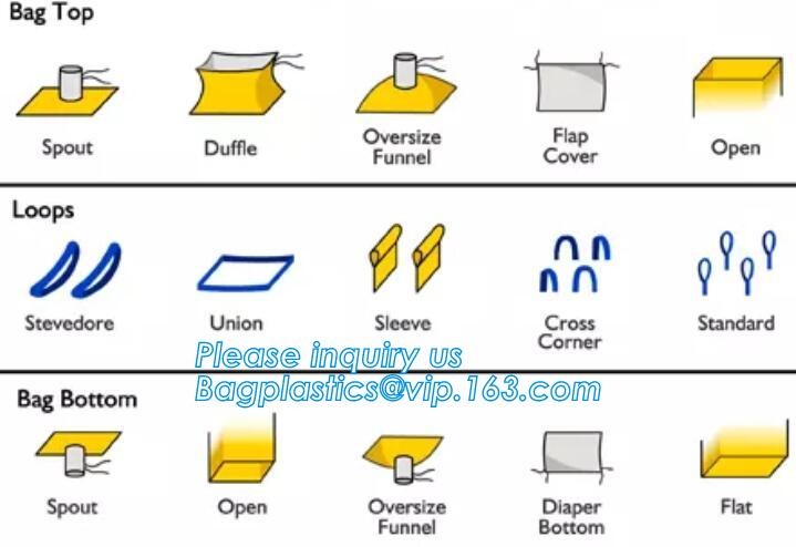customizable PP u-panel baffle big bag /coated white woven PP jumbo bag/ventilated 4 panel baffle bag/all colors availab