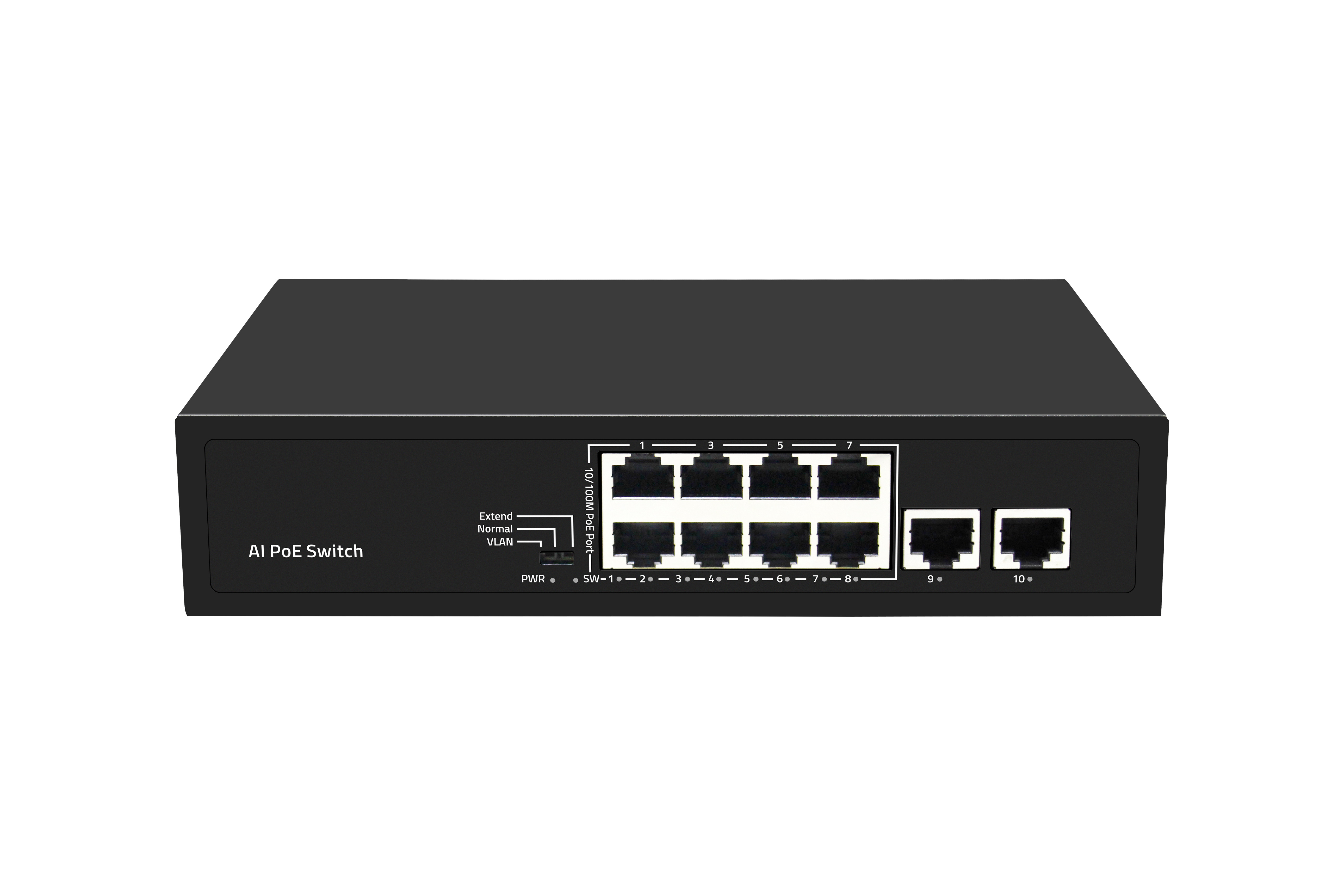 10/100M Ethernet Industrial Switch , 10 Port Industrial Network Switch PoE
