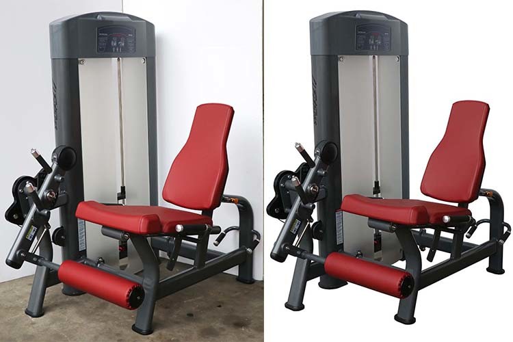 Q235# Steel Life Fitness Strength Equipment , Multi Function Prone Leg Curl And Seated Leg Extension Machine