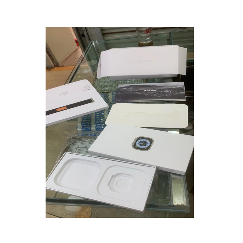 Customized wholesale cover cardboard paper packing box for apple smart watch
