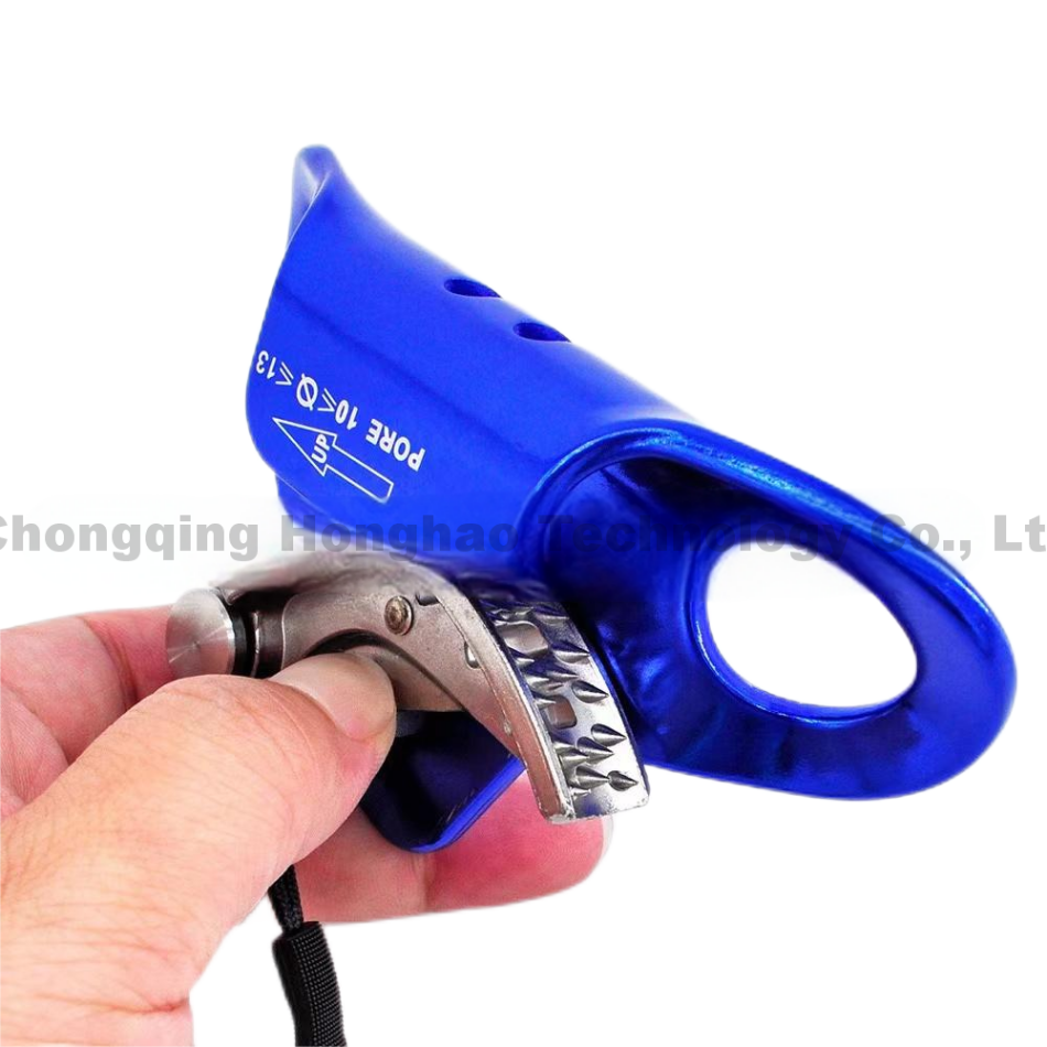 Safe Outdoor Climbing Aluminium Alloy Chest Ascender for Outdoor Cave Exploration