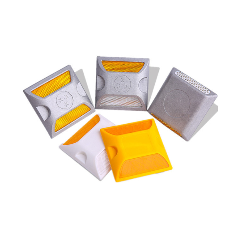 High Intensity Reflective Tape Road Stud Double Sides ABS Cat Eye Reflector 100X100X20mm