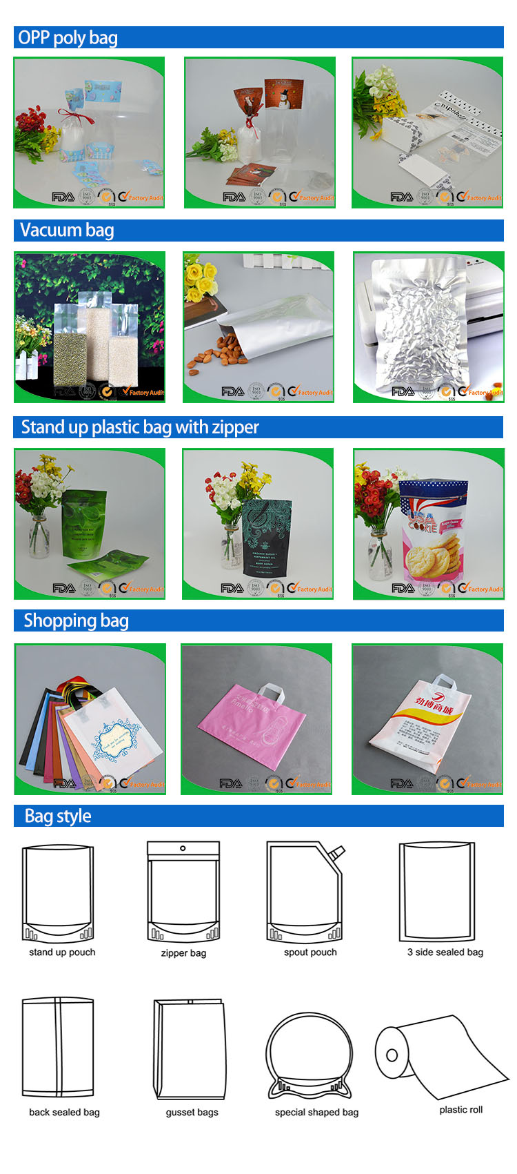 Food Grade Foil Pouch Packaging