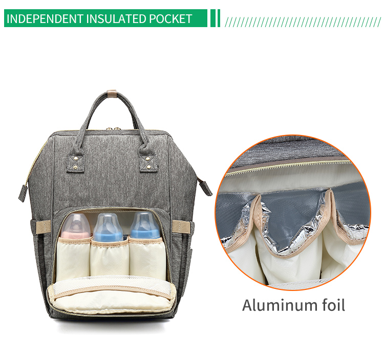 Oxford Fabric Tactical Diaper Bag Backpack With Changing Pad