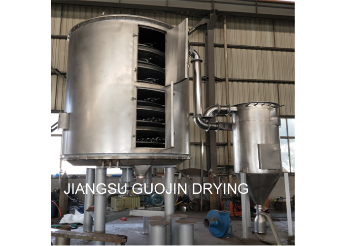 6 Layer 26.3M2 Continuous Rotary Disc Dryer 4KW For Coconut Powder
