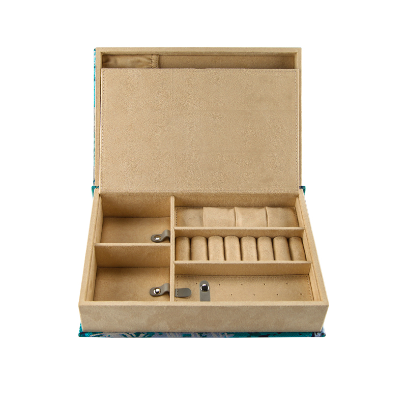 Luxury MDF Jewelry Gift Boxes Bulk Organizer PU And Velvet Lined