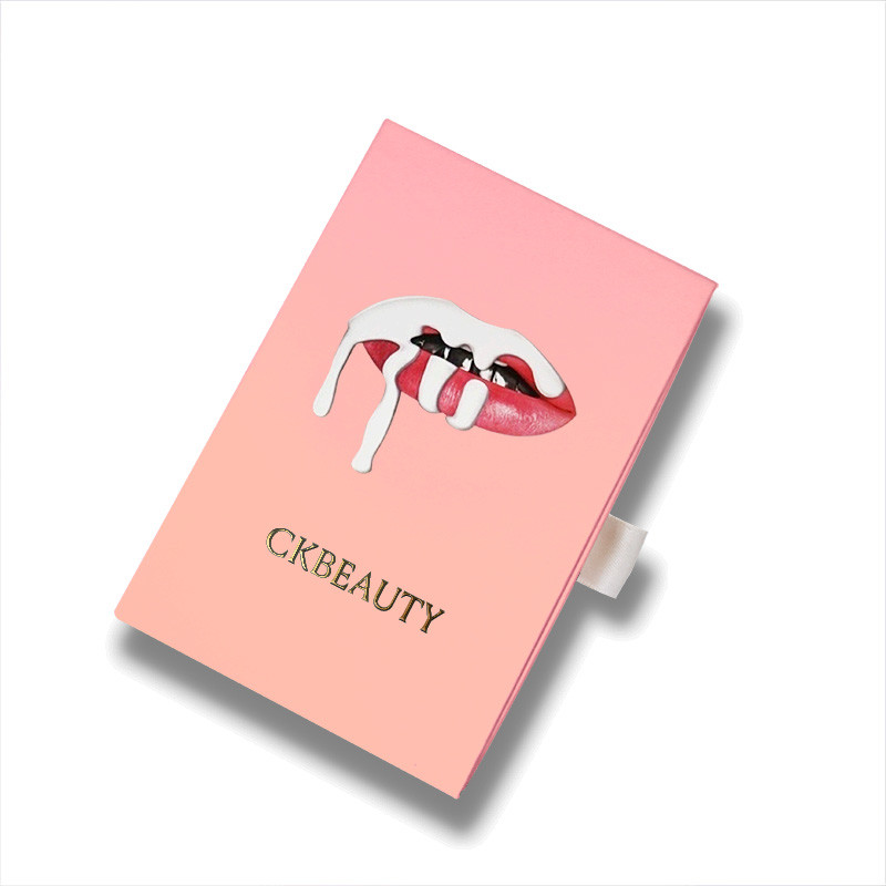 Cosmetic Packaging Box With Gold Hot Stamping And Luxurious Design For Lipsticks Beauty Skincare