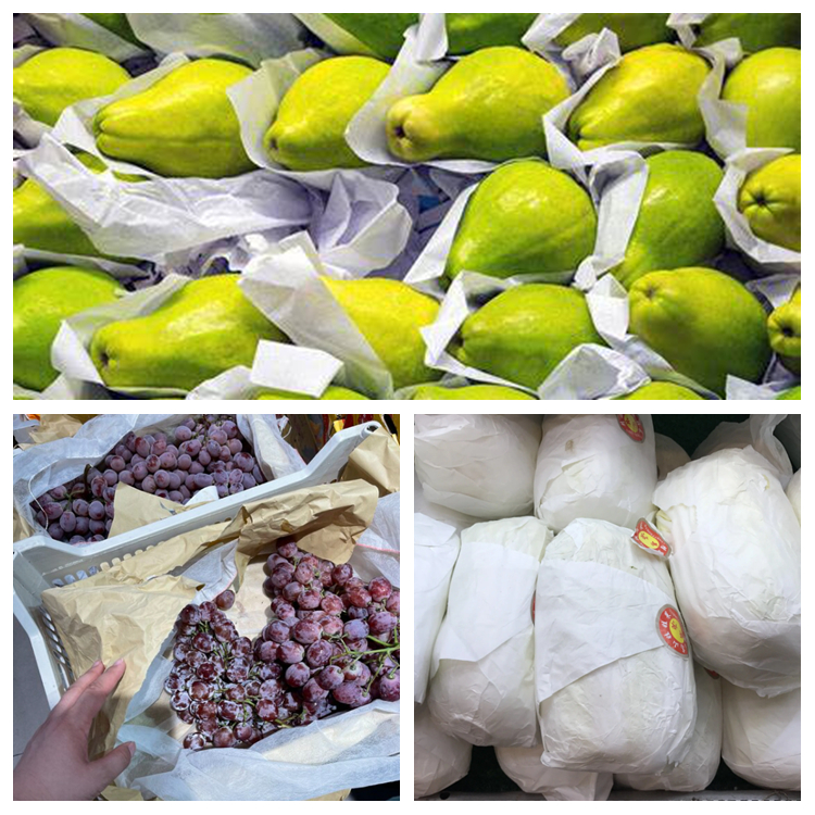40 - 90g Lightweight White Fruit And Vegetable Wrapping Paper