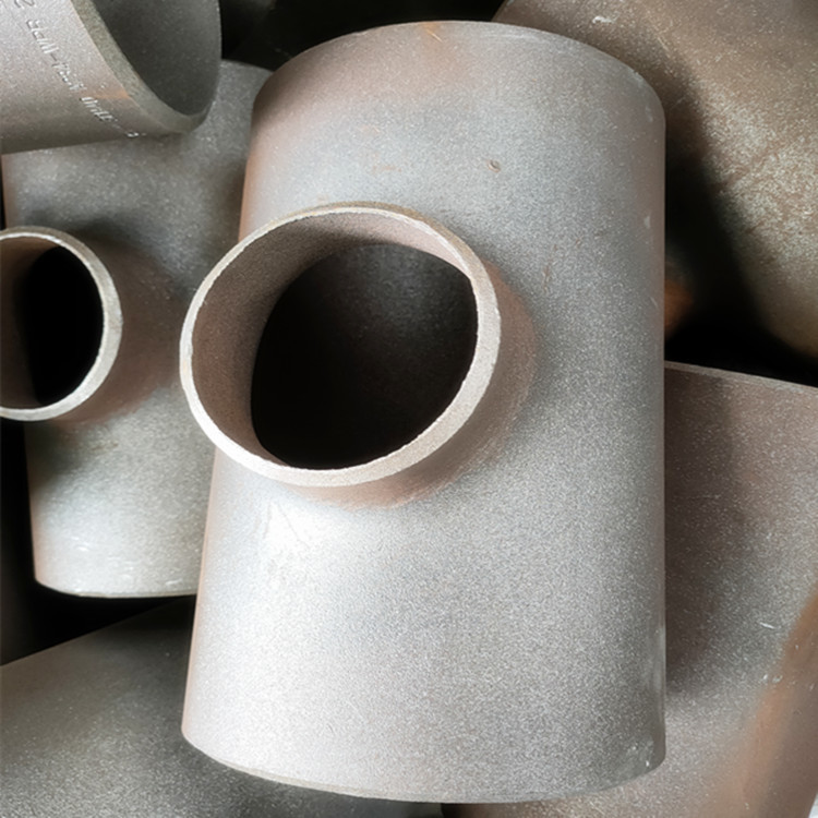 ASTM B16.9 Carbon Steel Tees A234 Reduce 45 Degree Butt Welded Pipe Fitting
