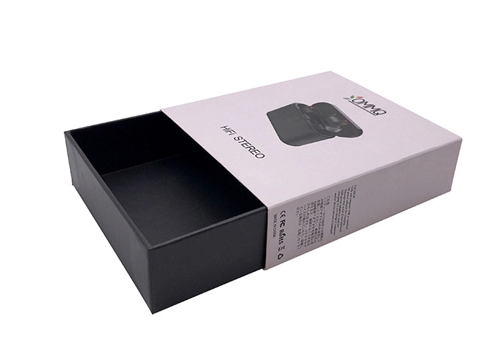 Magnetic Sliding Electronic Packaging Box Gifts Drawer Type Rigid Structure