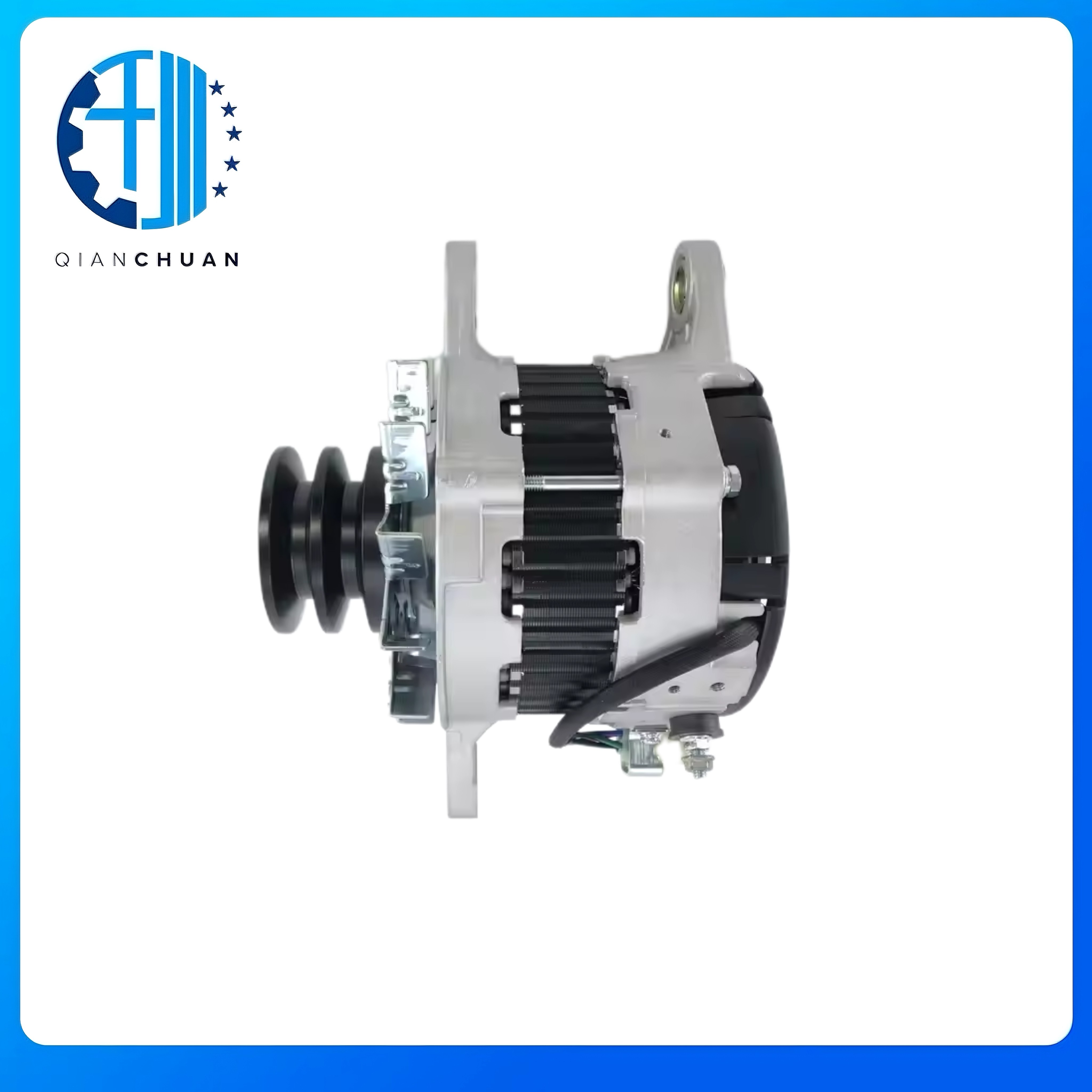 24V 60A Alternator 27040-2191 for Kobelco SK200-8 Excavator Engine Spare Parts for Machinery Construction