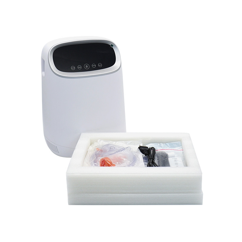 White 5ltr Medical Oxygen Concentrator Remote Control Touch Screen