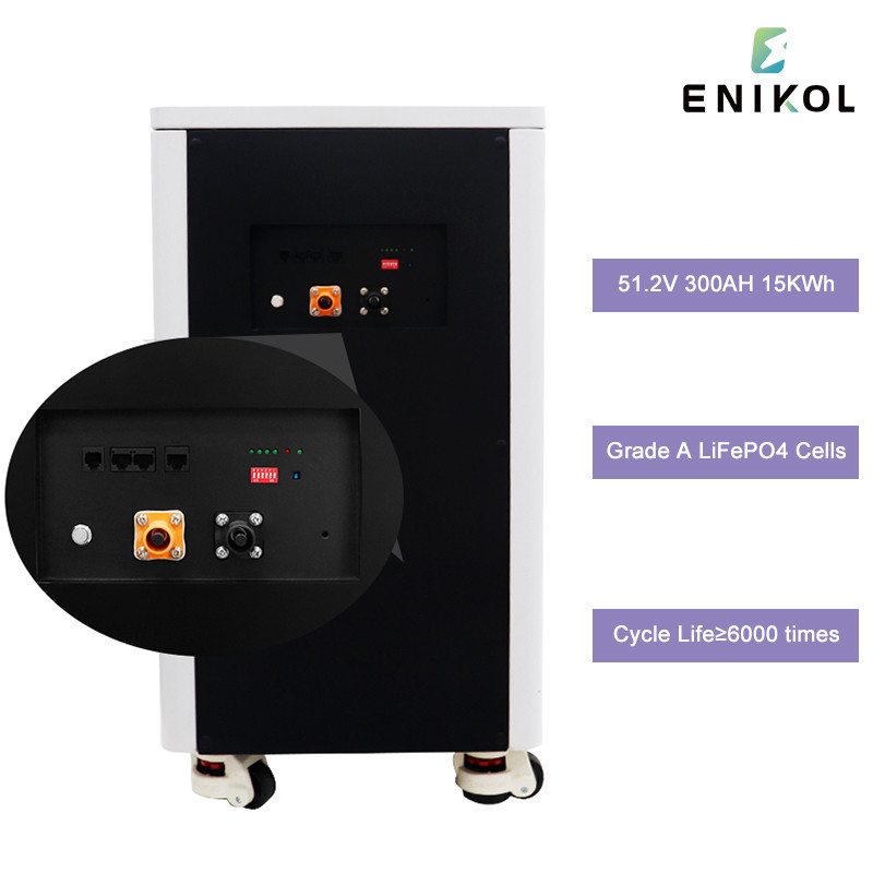 Lithium Ion Battery Lifepo4 Solar 48v 300ah Renewable Energy Storage Backup Power