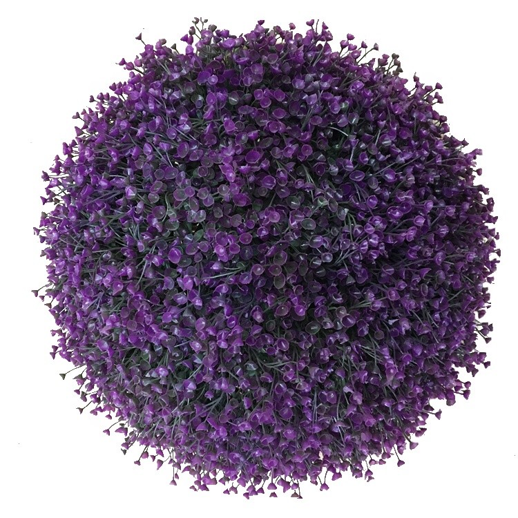 Wholesale Hanging Faux Plants Plastic Artificial Boxwood Topiary Flower Grass Ball