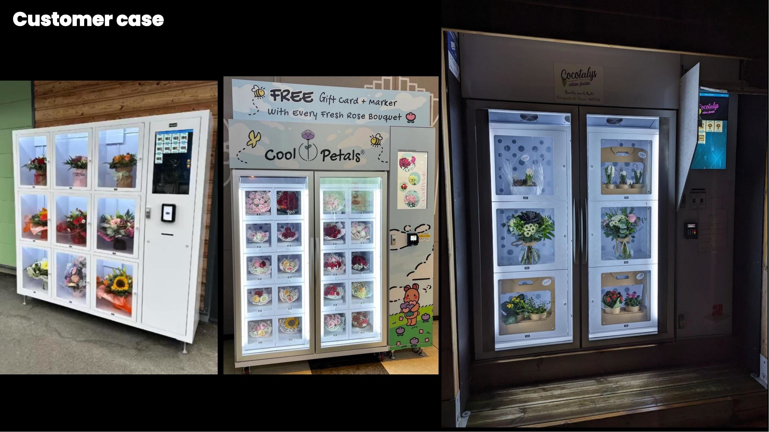 Micron Exported Globally Customized Locker Vending Machine For Eggs Cheese Fresh Flowers Vending Machine