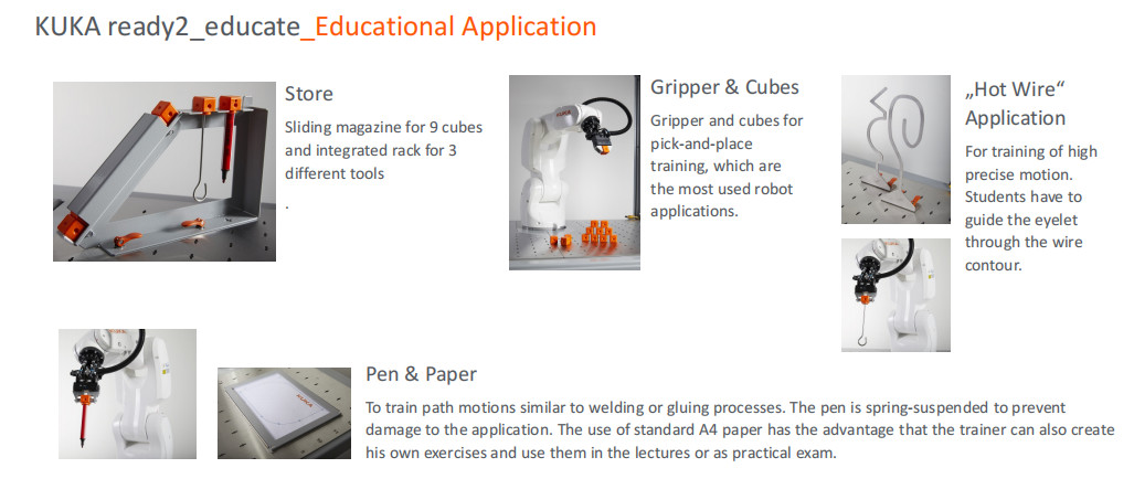 Robot Training Station KR6 R700 Provides A Teaching Platform For Automation Industry