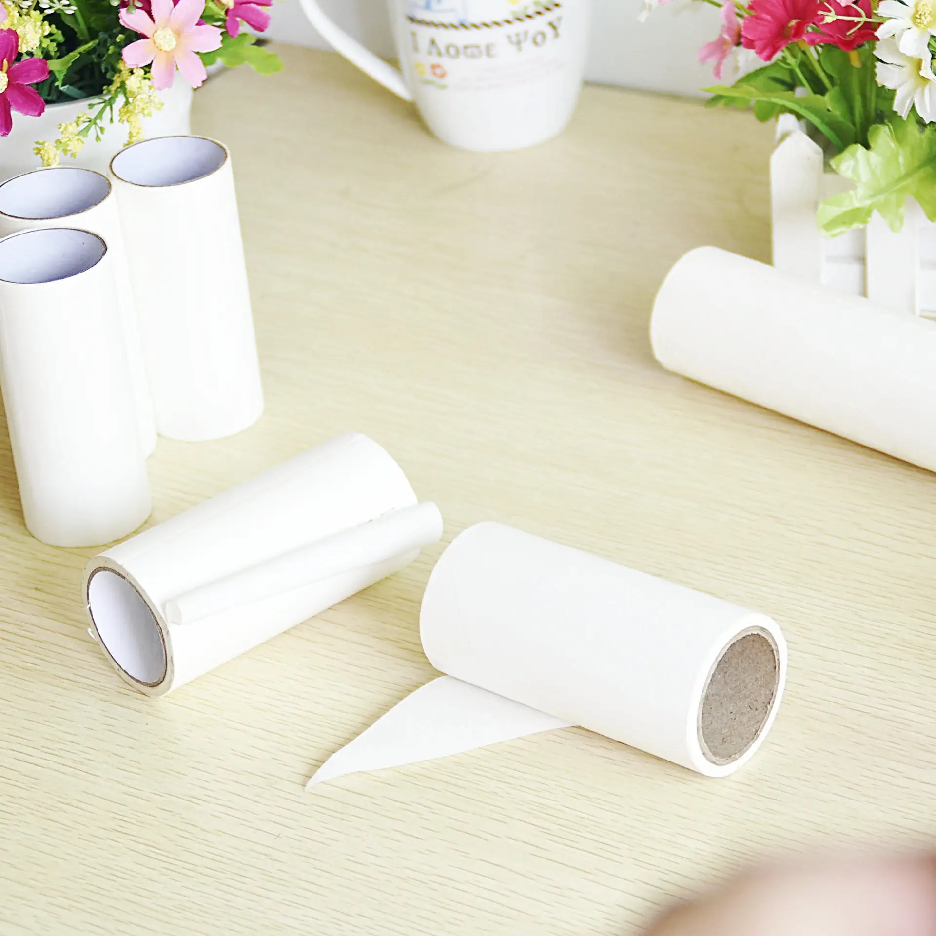 White Pressure Sensitive Carpet Glue 4253-34-3 For Lint Roller