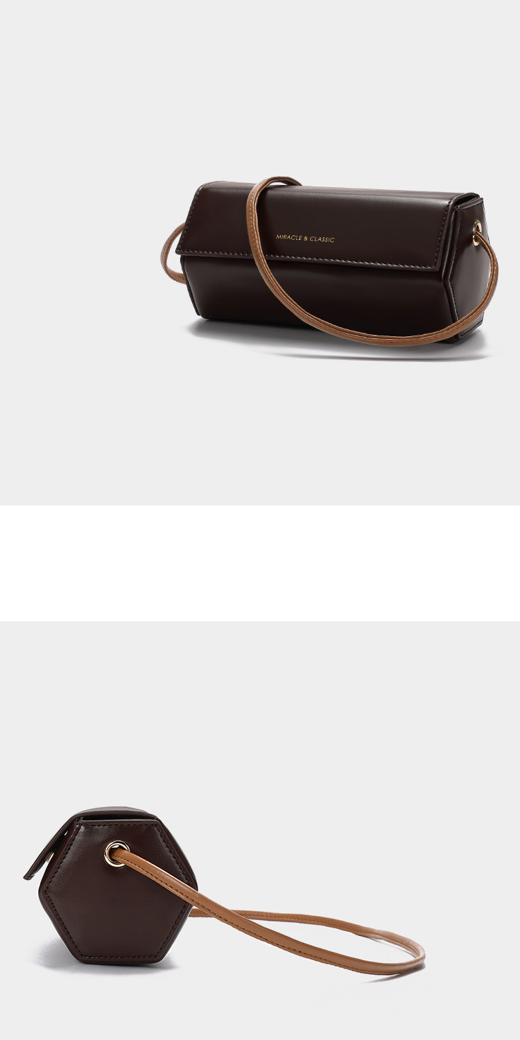 2024 NEW SIMPLE FASHION SMALL BAG NETWORK RED EVERYTHING SINGLE SHOULDER CROSSBODY FEMALE BAG FASHION NICHE CYLINDER BAG
