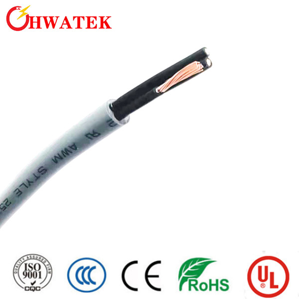 UL21100 1P 28AWG 2C 26AWG Halogen Free Cable 30V Flexible