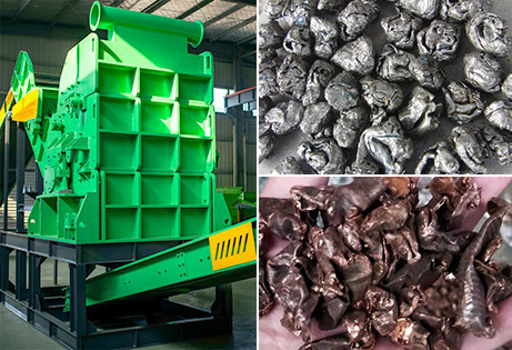 Refrigerator Waste Motor Metal Shredder Double Shaft Scrap Crusher Machine