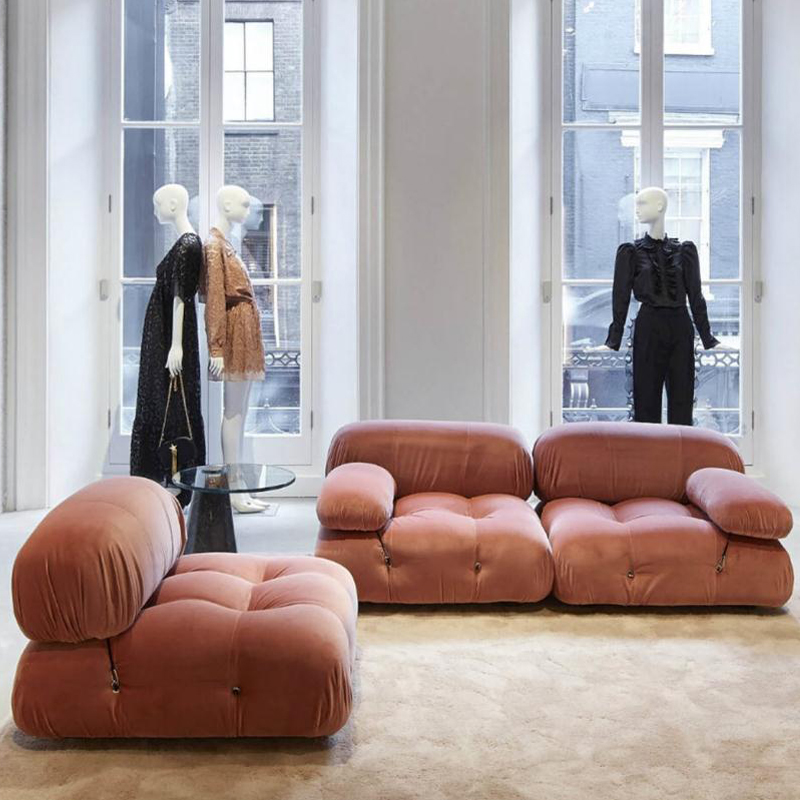 Office Reception Salon Sofa sets modern Waiting leather Sectional living Room home interior Corner Sofa
